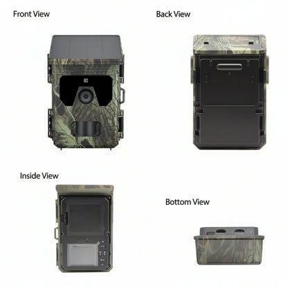 Solar Powered Trail Camera with Night Vision and Outdoor Use