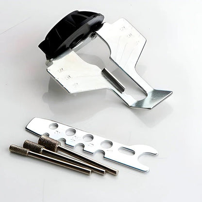 Portable Chainsaw Sharpener for On-Site Use with Angle Guide Design