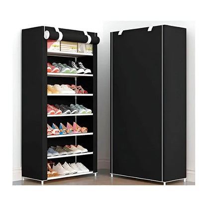 Vertical Shoe Rack Organizer for Entryway and Closet Storage