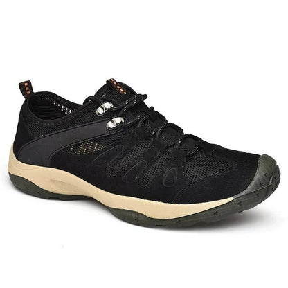 Women’s Hiking Shoes with Leather Mesh Upper for Outdoor Use