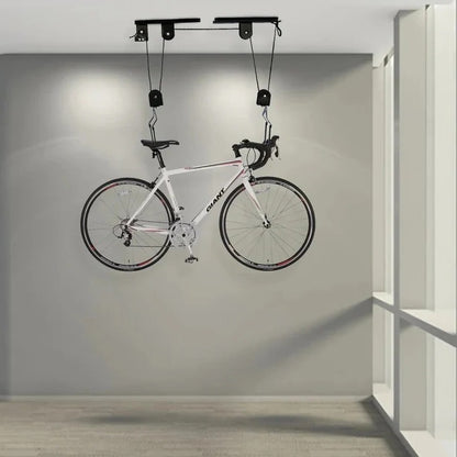 Ceiling Mounted Bicycle Hoist for Garage and Home Storage