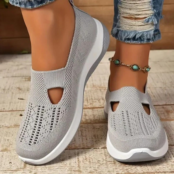 Women’s Mesh Sneakers with Slip On Design
