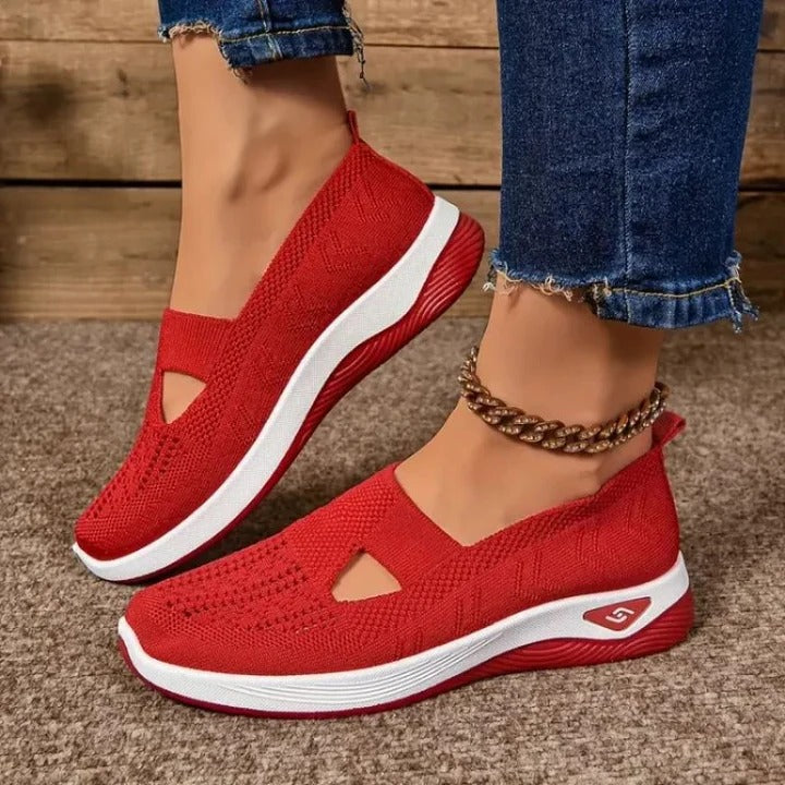 Women’s Mesh Sneakers with Slip On Design