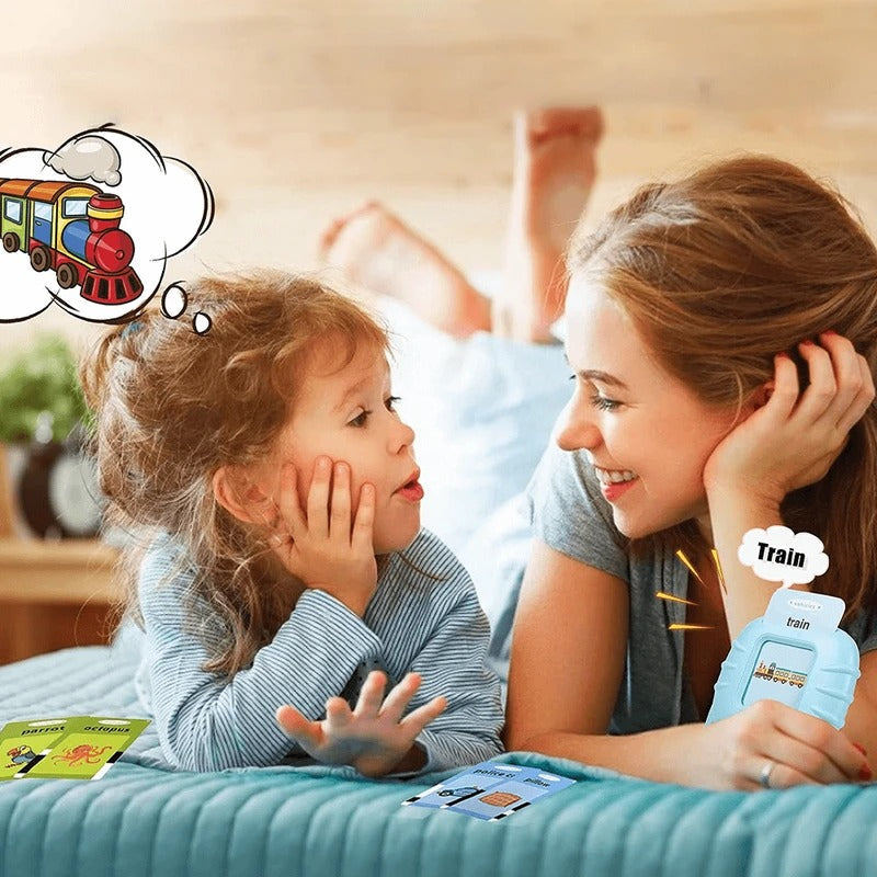 Talking Flash Cards with Audio Playback for Early Learning