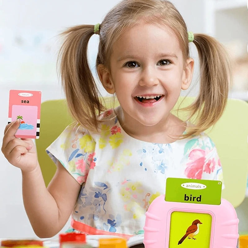 Talking Flash Cards with Audio Playback for Early Learning