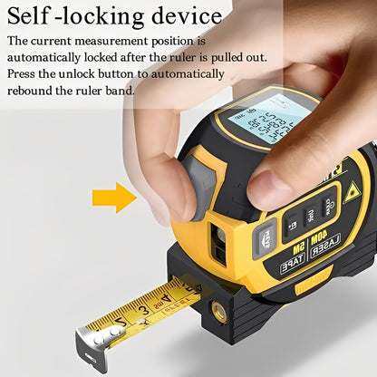 3-in-1 Distance Measuring Tool with Infrared Laser Function