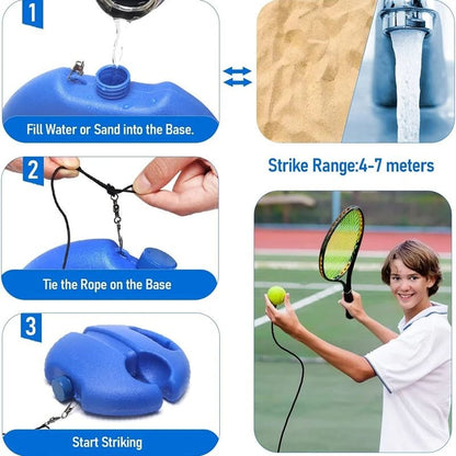 Self Training Tennis Rebound Base for Solo Practice