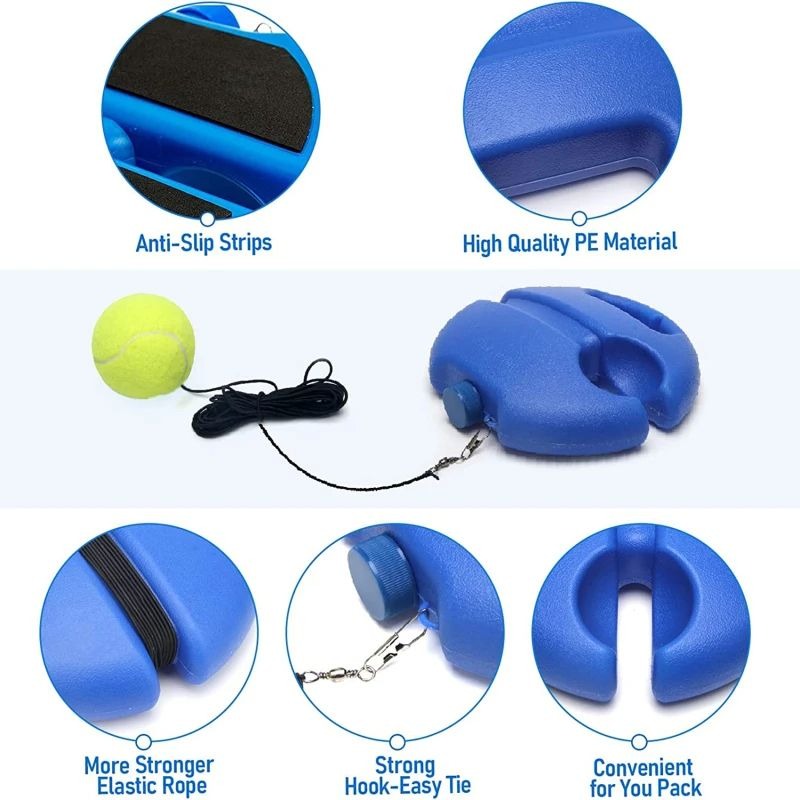 Self Training Tennis Rebound Base for Solo Practice
