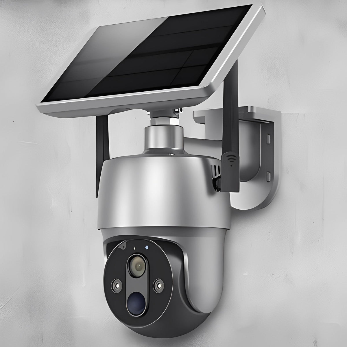 Solar Powered Wireless Outdoor Security Camera with 1080P Video and Color Night Vision