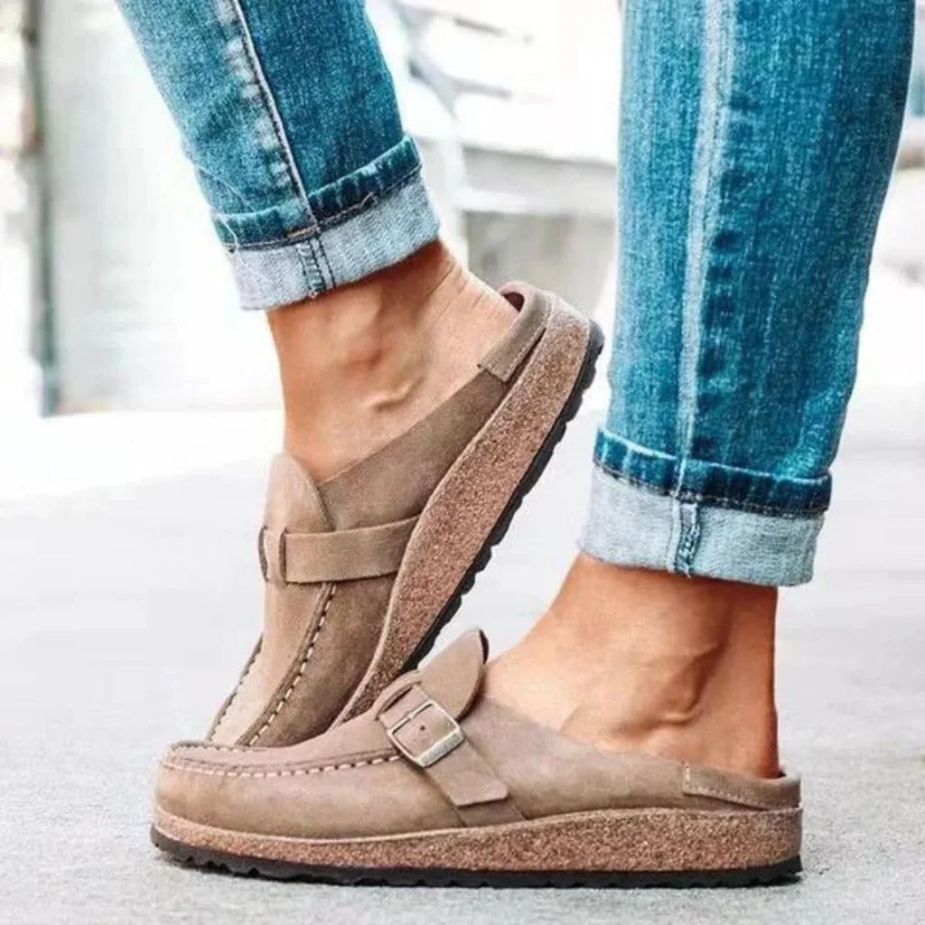 Slipper Sandals for Women Cushioned Insole and Foot Support
