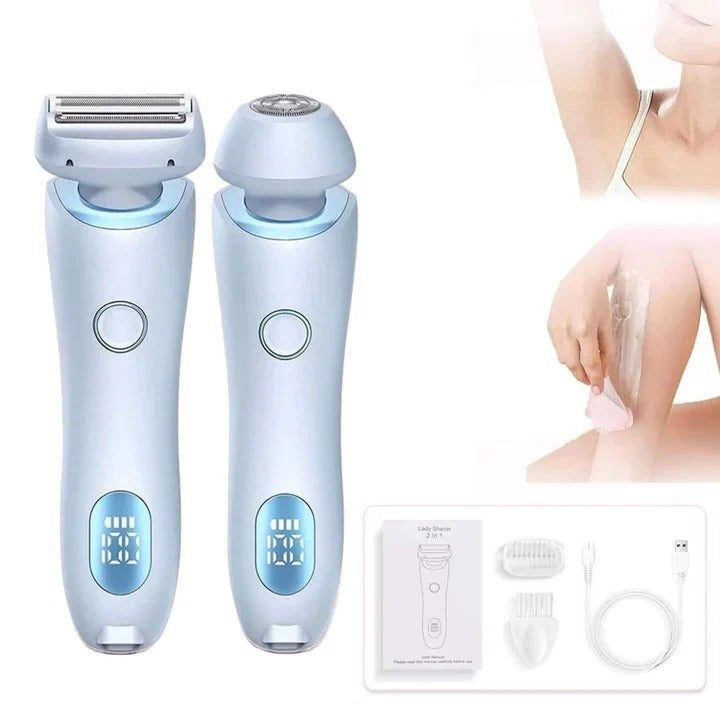 Cordless Women’s Hair Trimmer with Rechargeable Battery