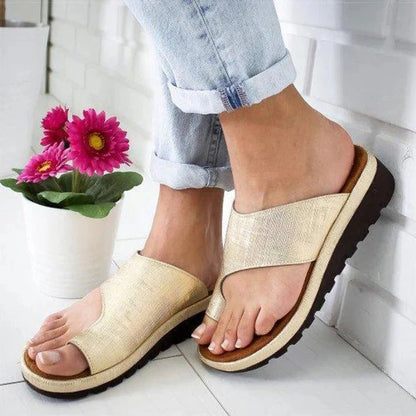 Slip On Sandals with PU Leather Upper