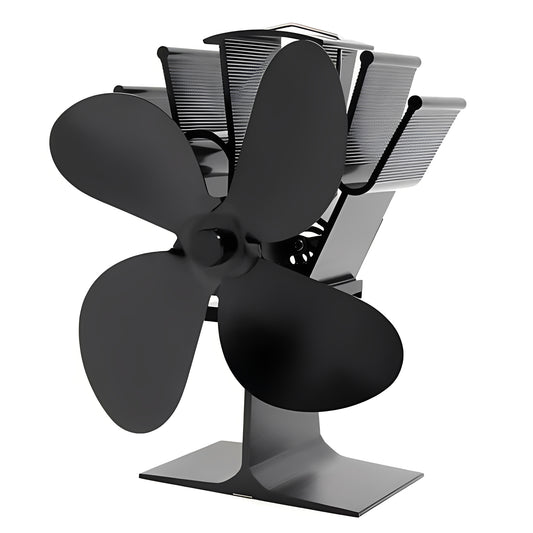 Heat Activated Stove Fan for Fireplace Heat Distribution