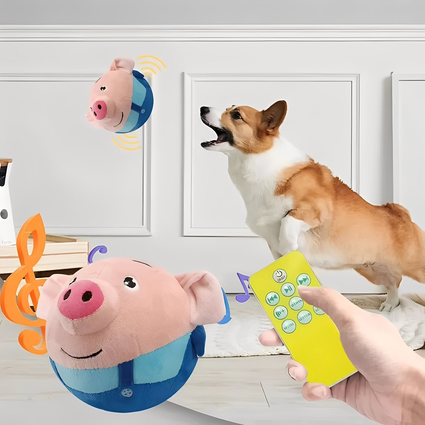Dog Toy Ball with Touch Activated Music and Motion
