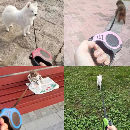 Retractable Dog Leash with Nylon Tape