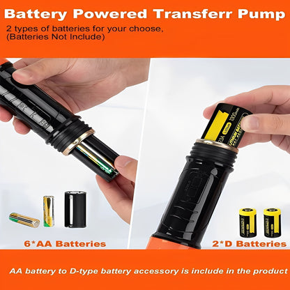 Portable Battery Powered Electric Pump for Fuel and Fluid Transfer