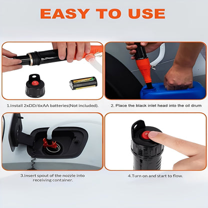 Portable Battery Powered Electric Pump for Fuel and Fluid Transfer