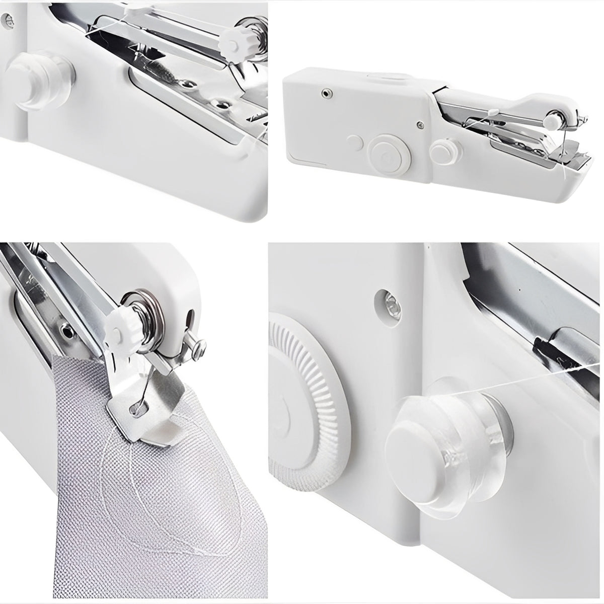 Battery Operated Handheld Sewing Machine for Light Fabrics