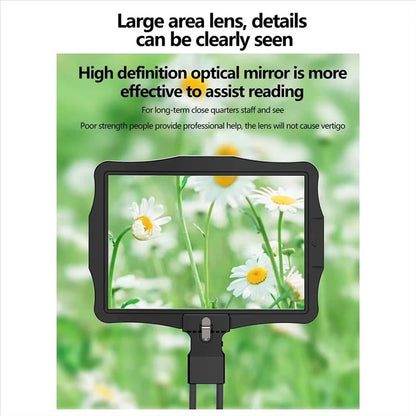 Adjustable Hands Free Magnifying Glass with LED Lighting and 3X Zoom