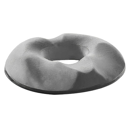 Portable Seat Cushion with Central Opening and Washable Cover