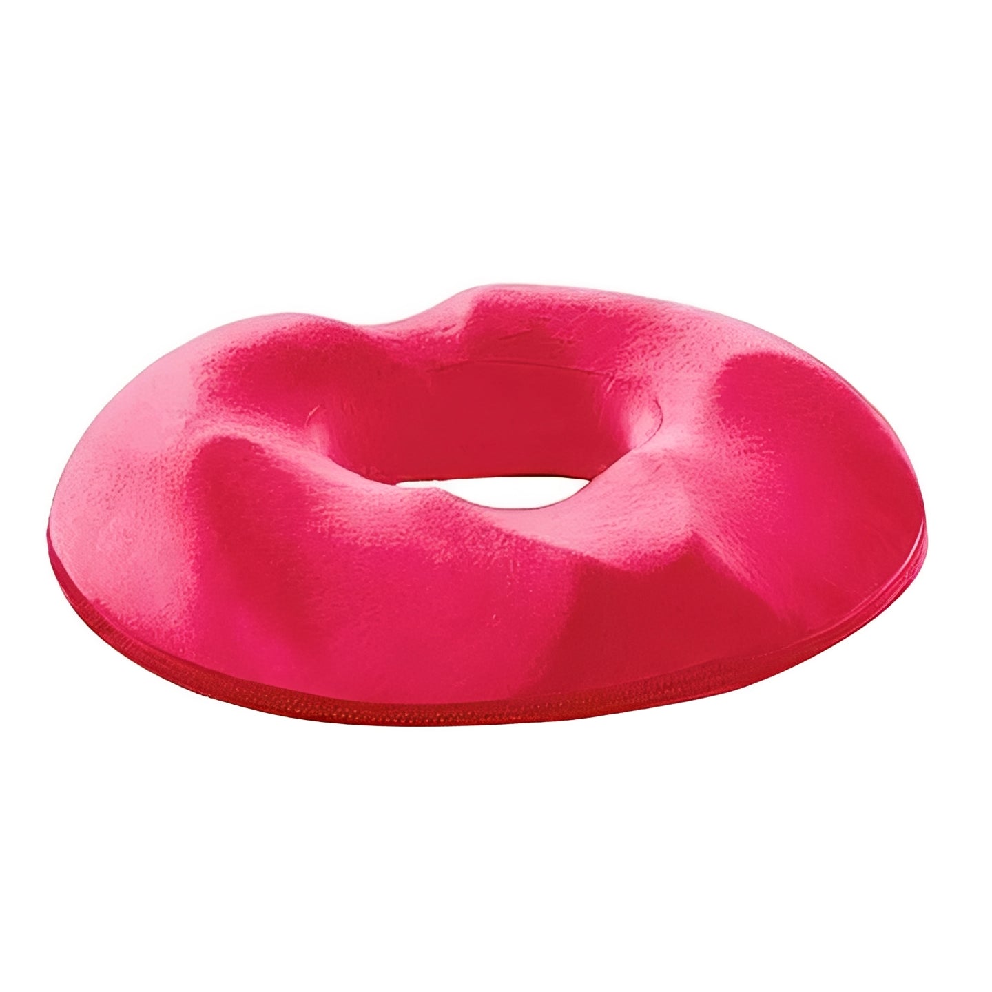Portable Seat Cushion with Central Opening and Washable Cover