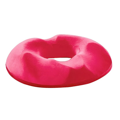 Portable Seat Cushion with Central Opening and Washable Cover