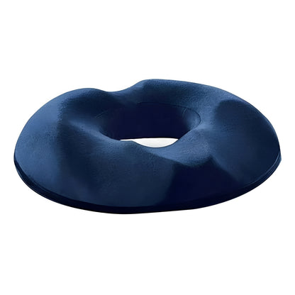 Portable Seat Cushion with Central Opening and Washable Cover