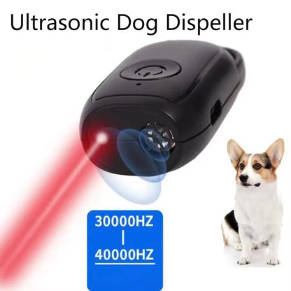 Handheld Ultrasonic Dog Deterrent with LED Light