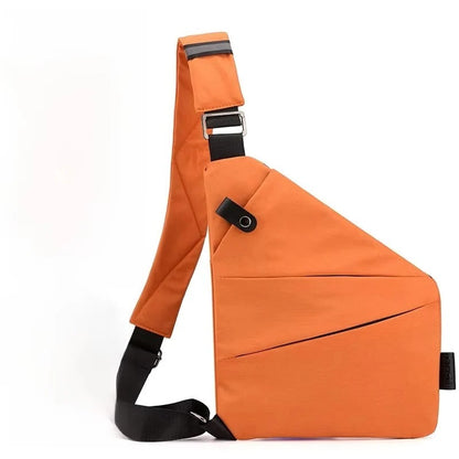 Adjustable Crossbody Sling Bag with Padded Air Mesh Back Panel