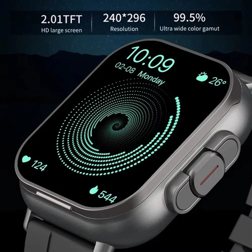 Smartwatch with Built In TWS Earbuds and 2 Inch Display