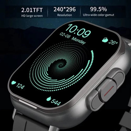Smartwatch with Built In TWS Earbuds and 2 Inch Display
