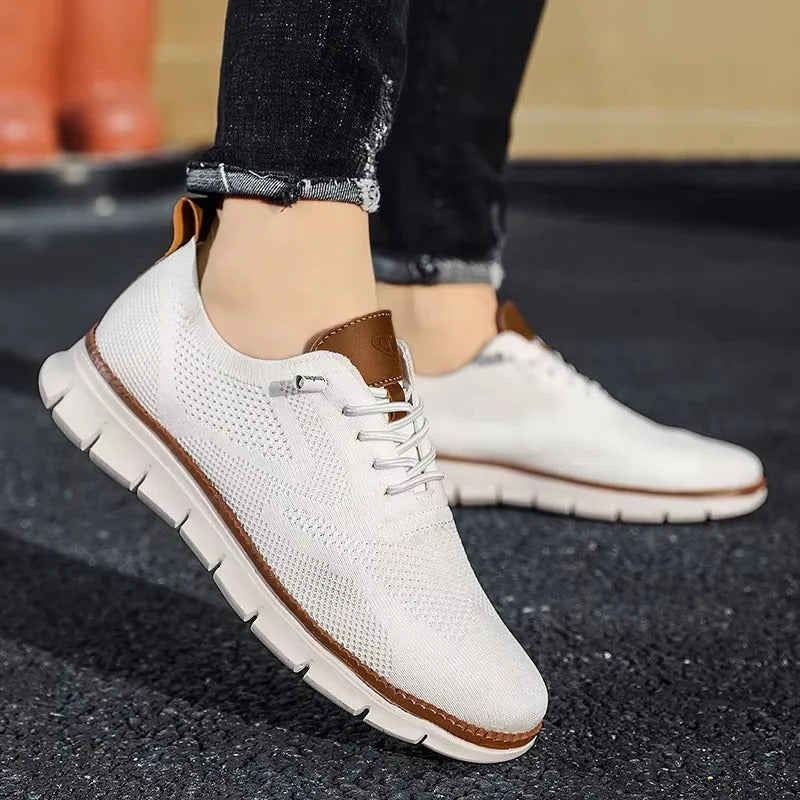 Slip On Running Shoes with Knitted Textile Upper