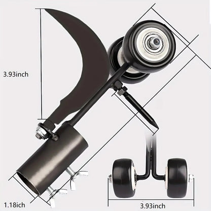 Weed Removal Roller Tool for Cracks and Crevices
