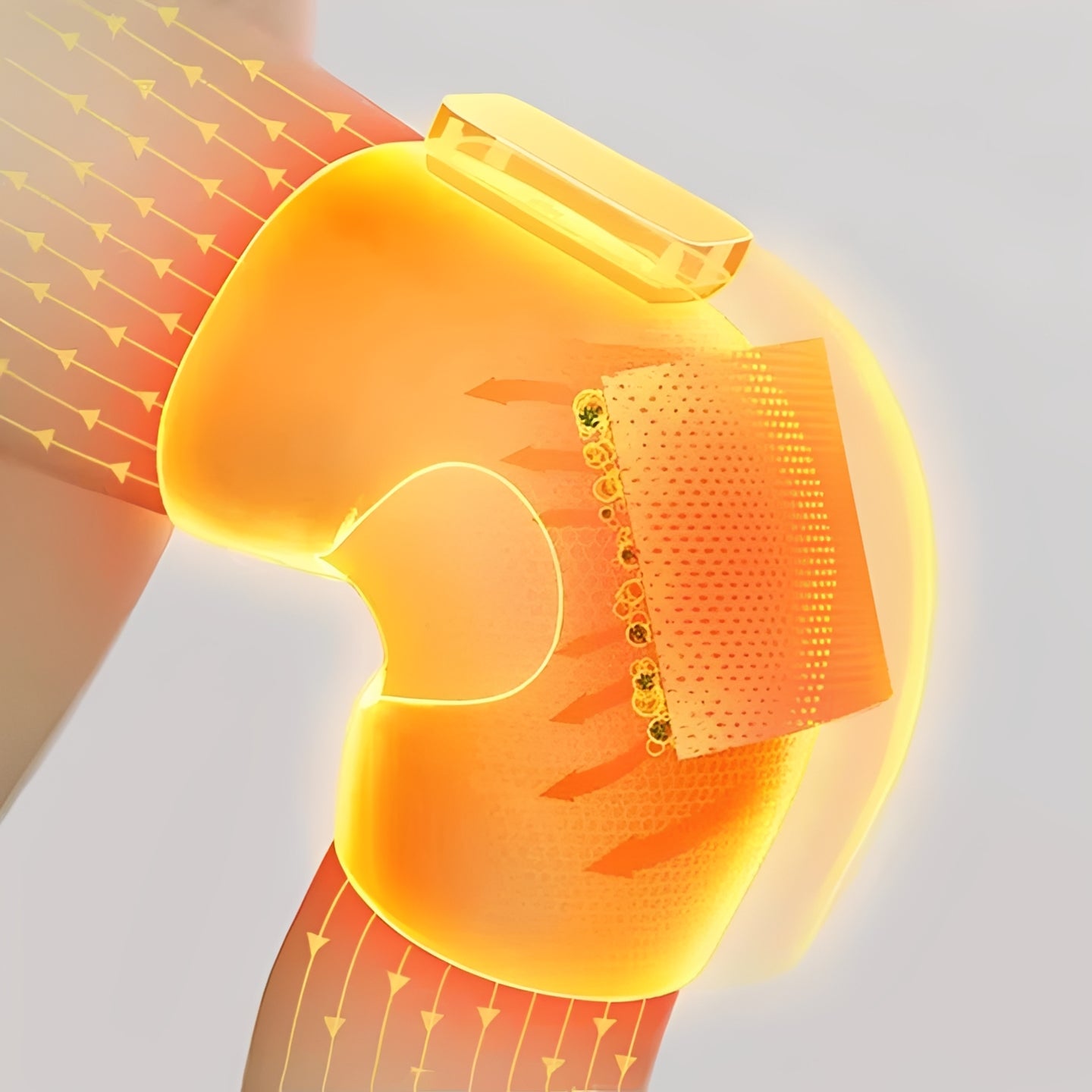 Heated Knee Massage Brace with Cordless Infrared Technology
