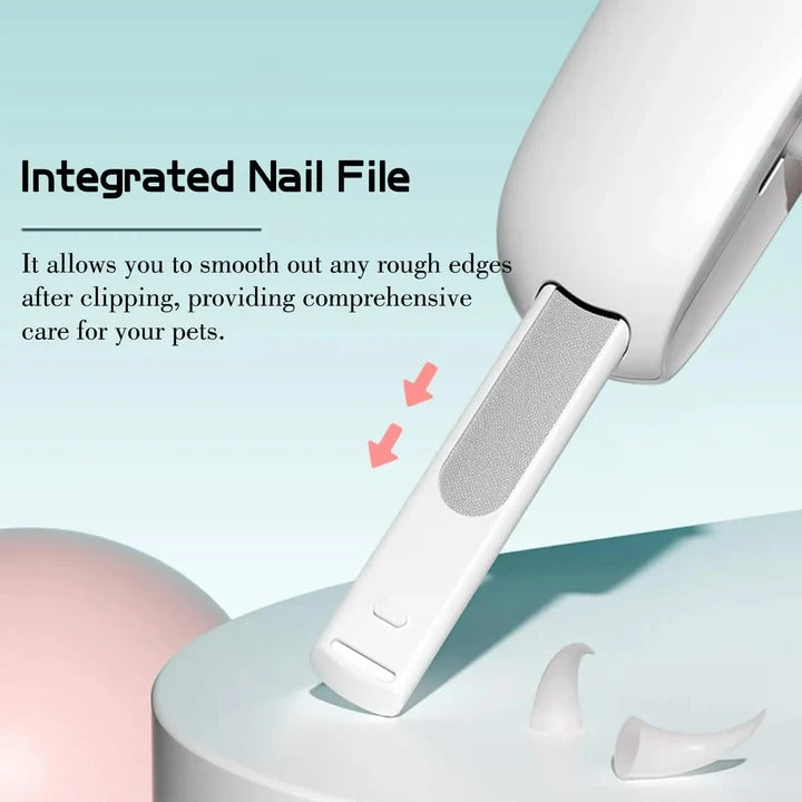 Pet Nail Trimmer with Stainless Steel Blades and Nail Guard