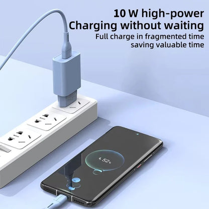 USB Wall Charger with 10W Output and 5V 2A Power Adapter