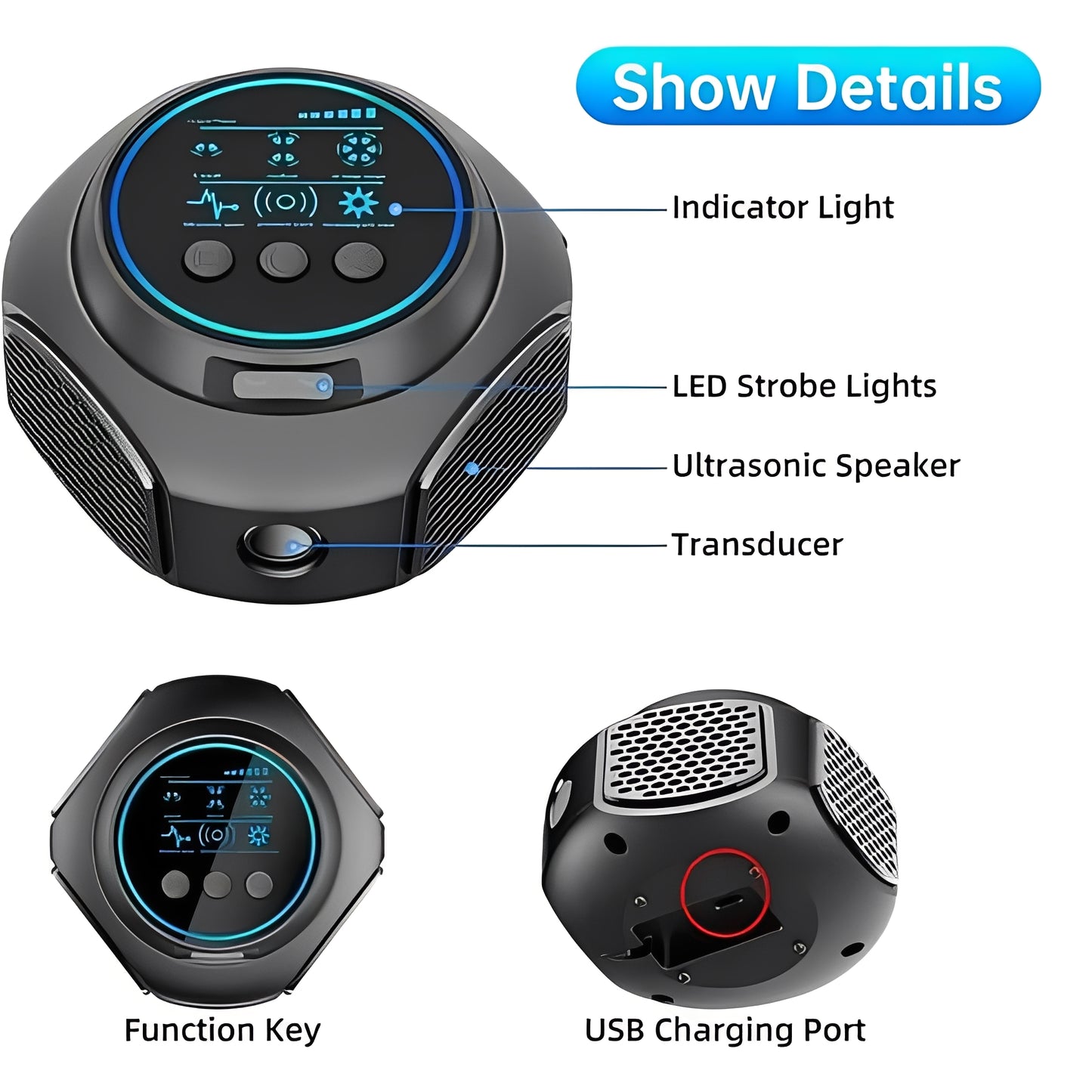 Ultrasonic Spider Deterrent Plug In Device
