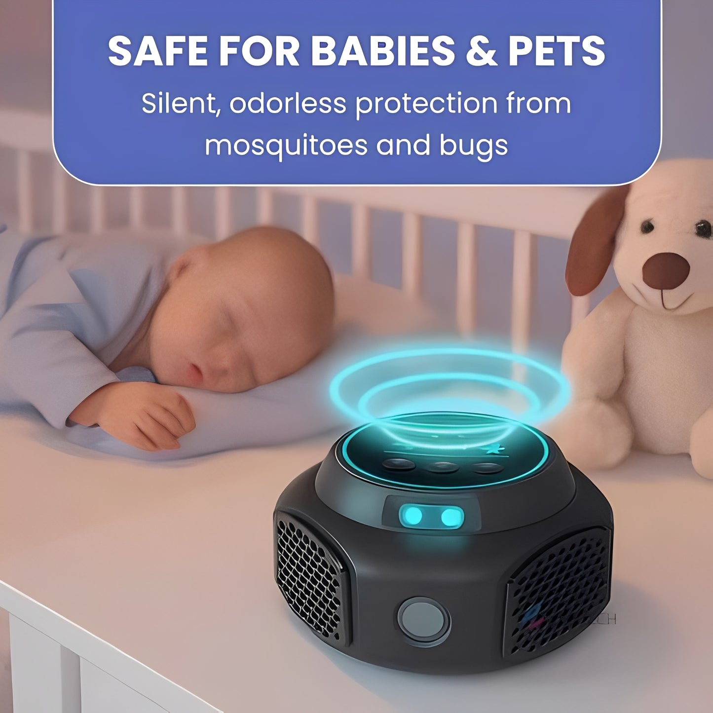 Ultrasonic Spider Deterrent Plug In Device