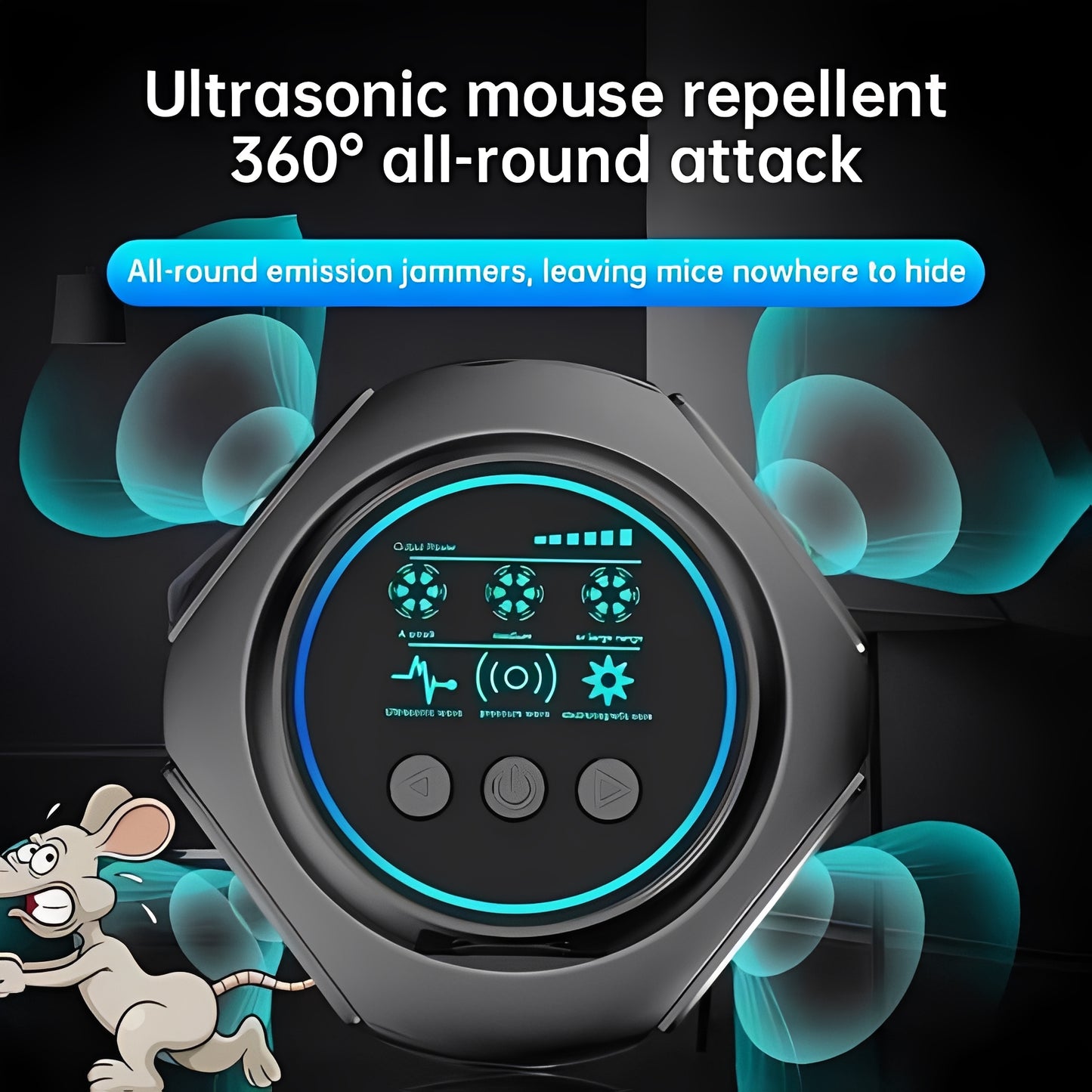 Ultrasonic Spider Deterrent Plug In Device