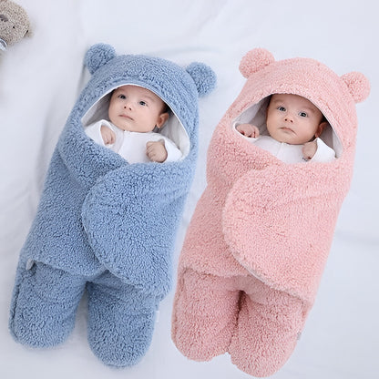 Baby Wrap Blanket with Soft Fabric for Nursery and Stroller Use