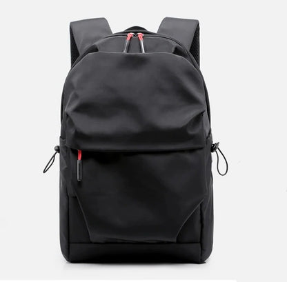 Black Backpack with Multiple Storage Pockets