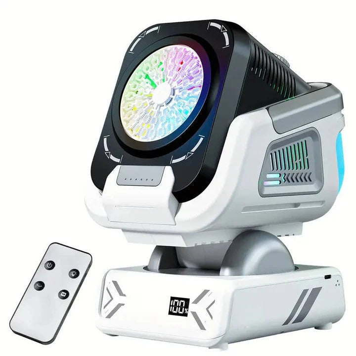 Bubble Blower with LED Lights and Rotating Base