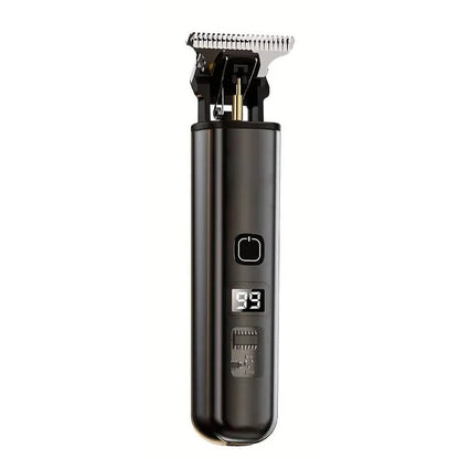 Rechargeable Hair Trimmer with Detachable Blade and LED Indicator