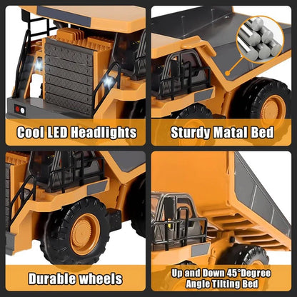 Remote Control Construction Vehicle with Interchangeable Tools