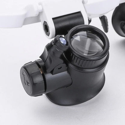 LED Magnifying Glasses with Interchangeable Lenses