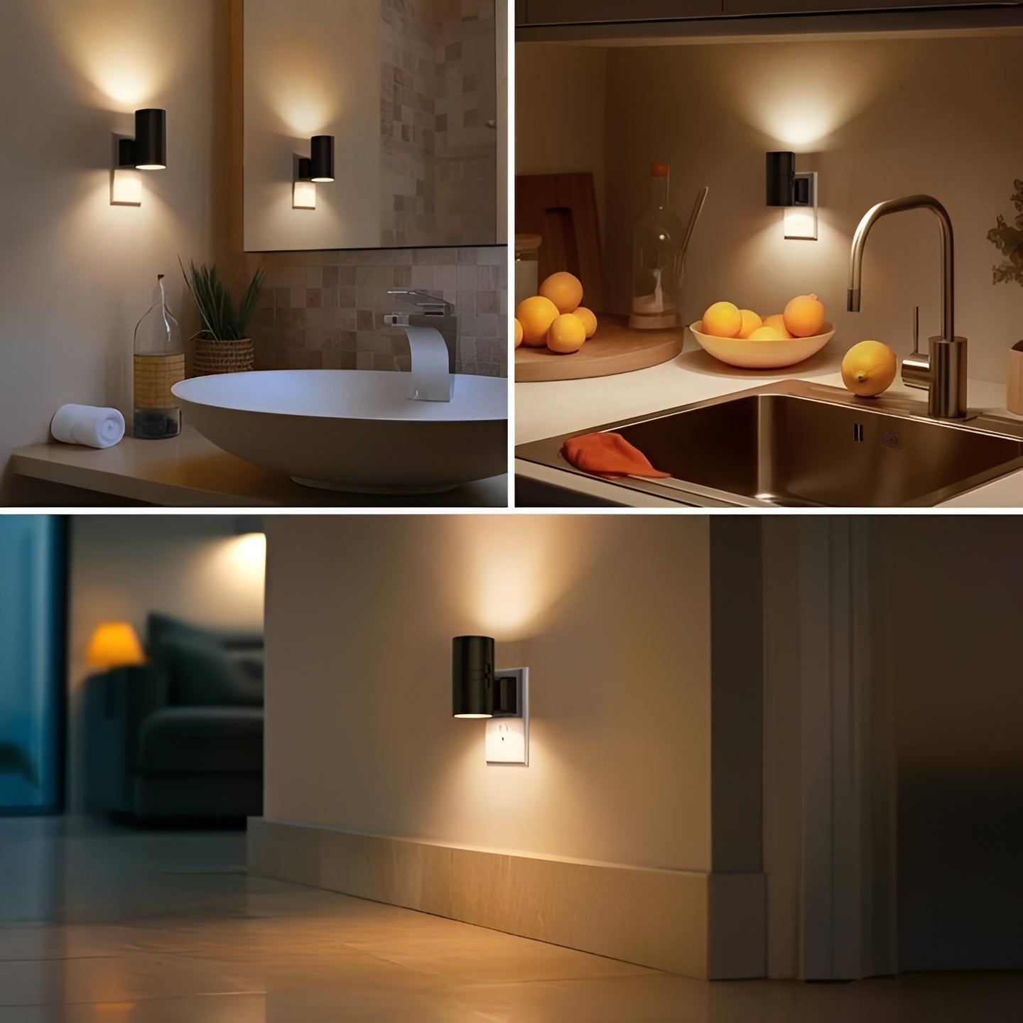 Plug In LED Night Light with Light Sensor