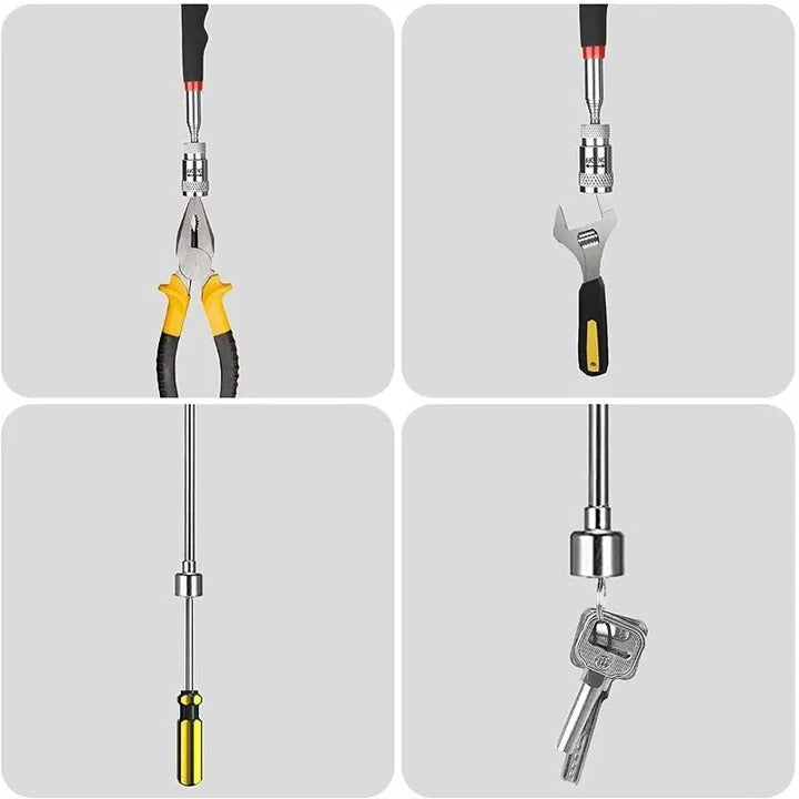 Telescopic Magnetic Pick Up Tool with LED Light