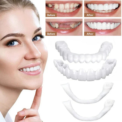 Clip On Cosmetic Veneers and Temporary Tooth Covers