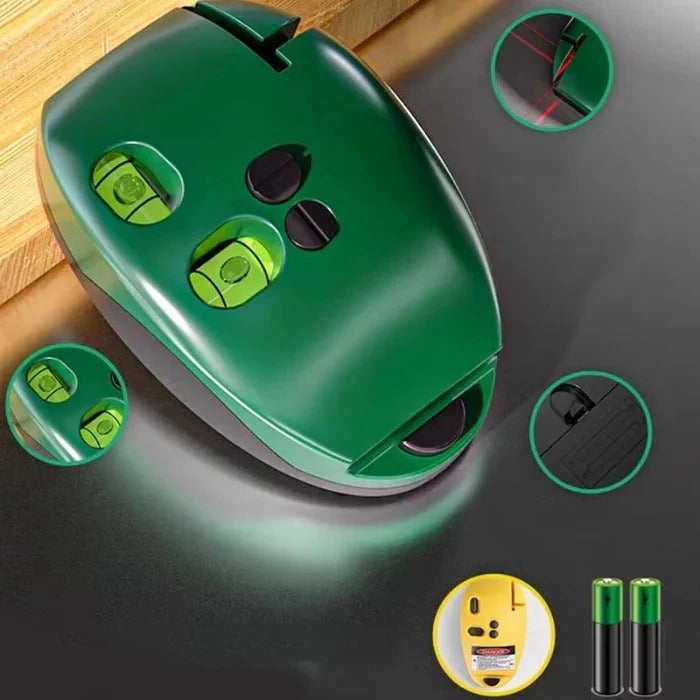 Laser Level Tool with 90 Degree Angle Precision