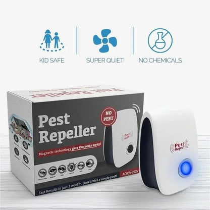 Ultrasonic Fly Repeller with Plug In Operation